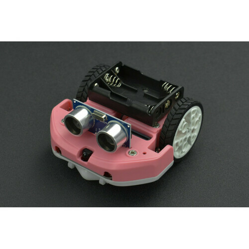 micro: Maqueen Lite with Housing (Red) - micro:bit Educational Programming Robot Platform