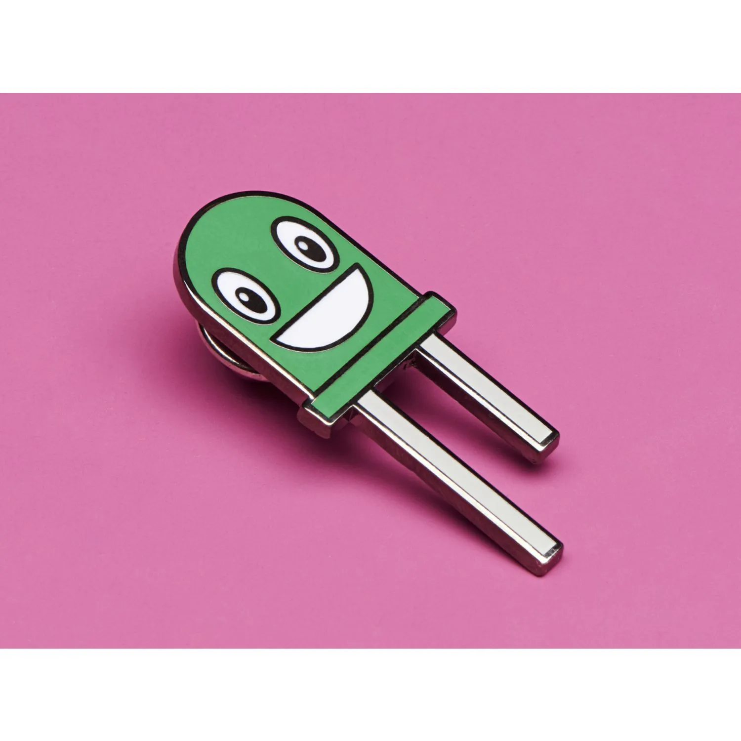Photo of Gus the Green LED Limited Edition Enamel Pin