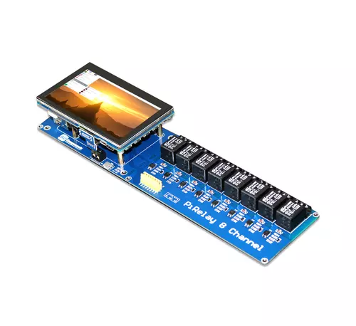 PiRelay 8 with LCD Display with LCD display