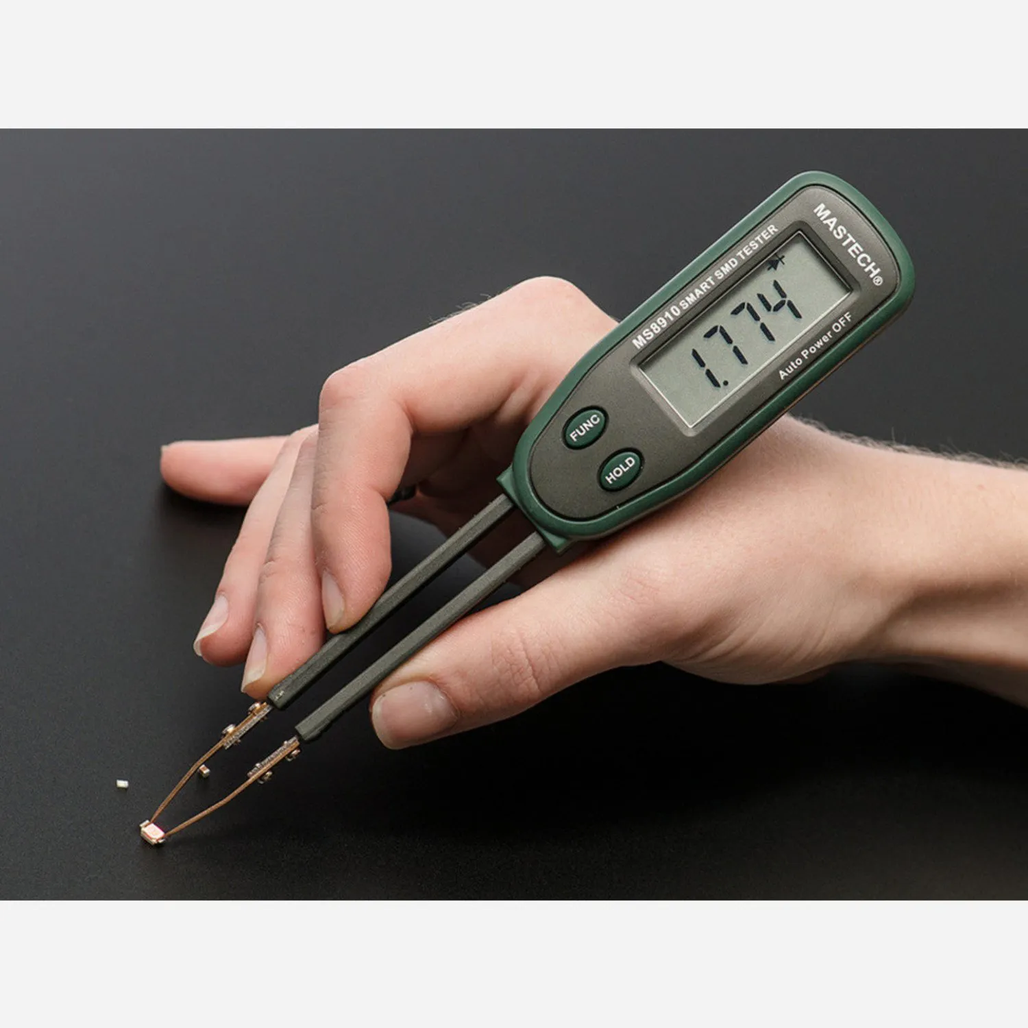 Photo of SMD Component Testing Tweezers