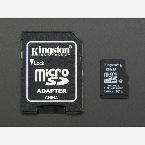 SD/MicroSD Memory Card (8 GB SDHC)