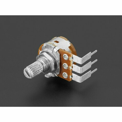 Panel Mount Right Angle 10K Linear Potentiometer w/On-Off Switch [10K Linear w/ Switch]