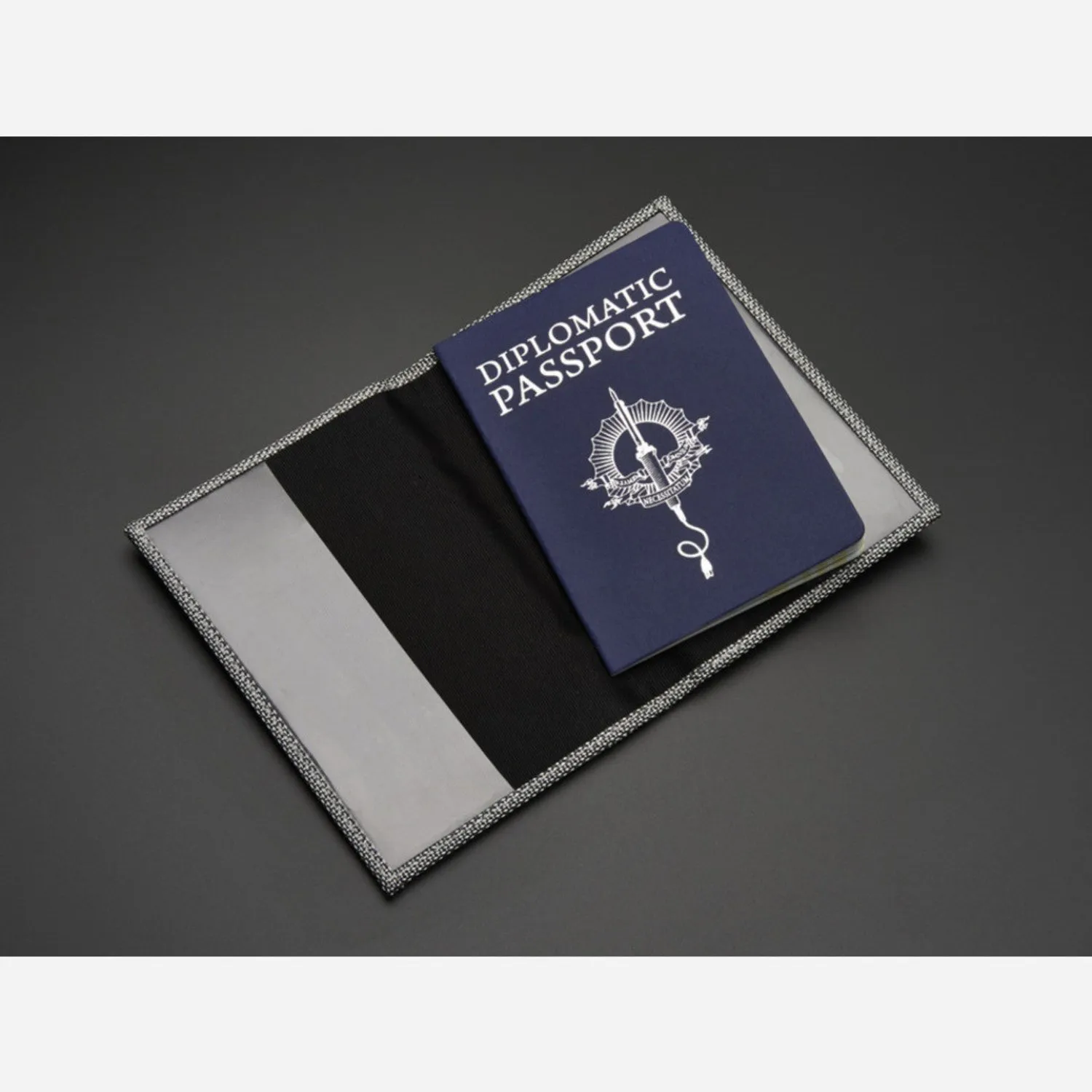 Photo of Stainless Steel RFID Blocking Passport Sleeve