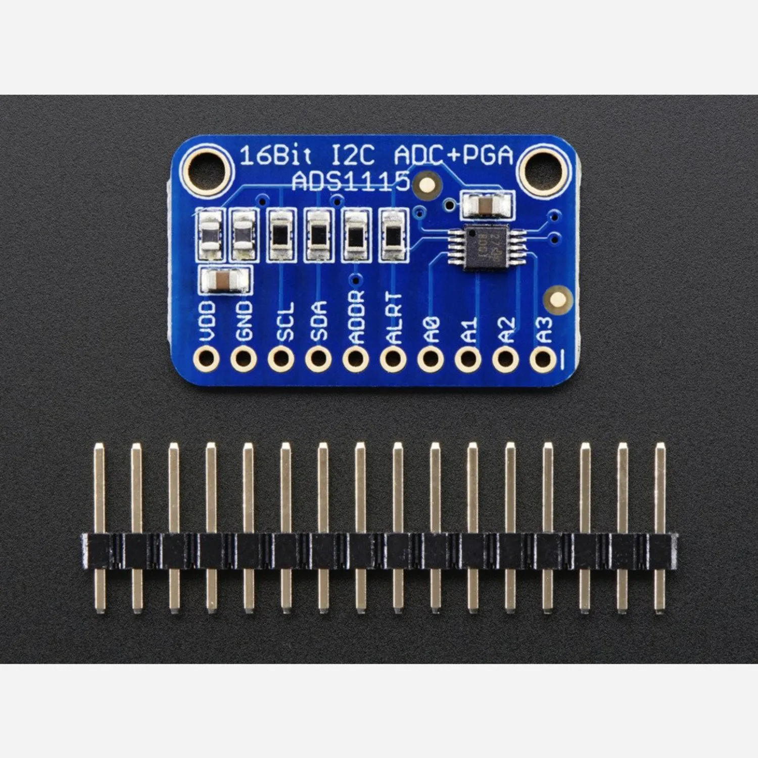 Photo of ADS1115 16-Bit ADC - 4 Channel with Programmable Gain Amplifier