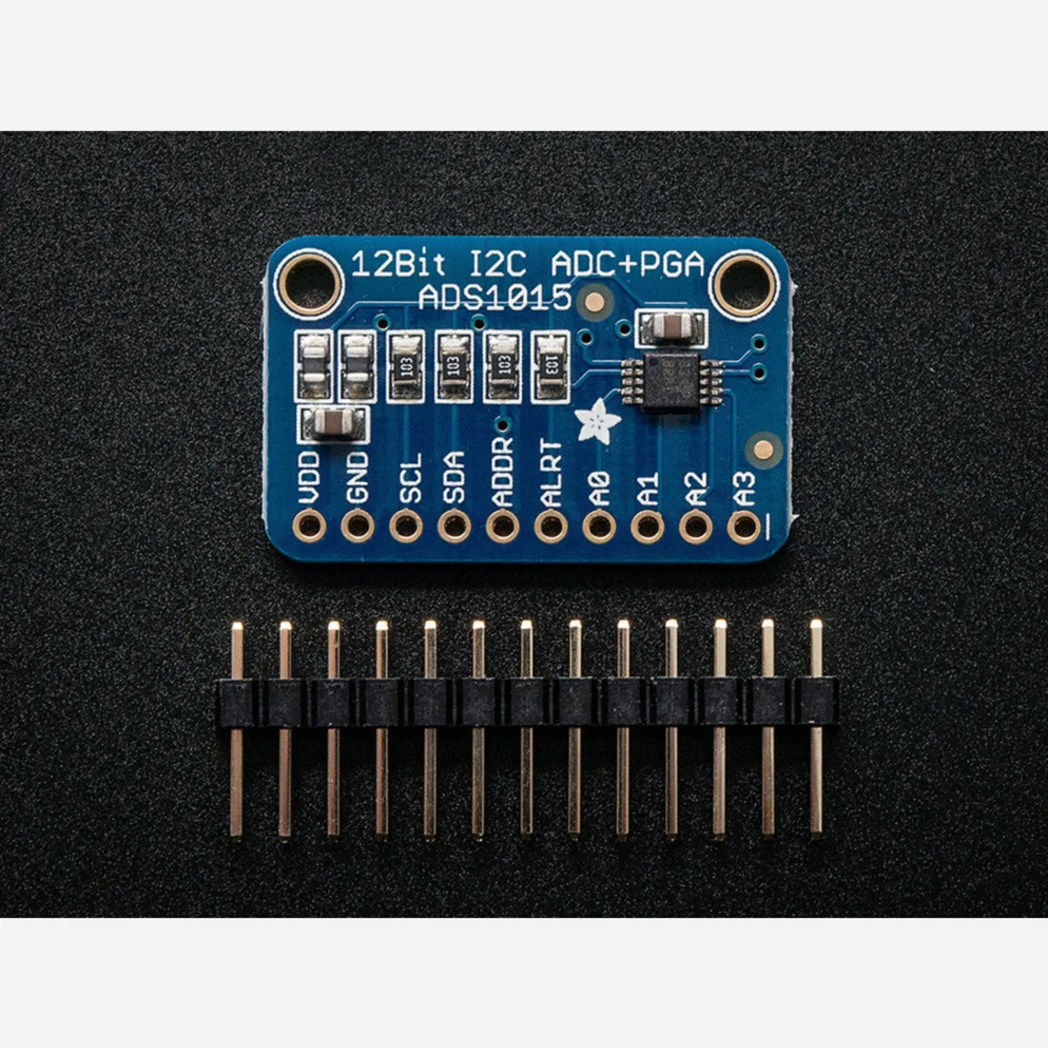 Photo of ADS1015 12-Bit ADC - 4 Channel with Programmable Gain Amplifier