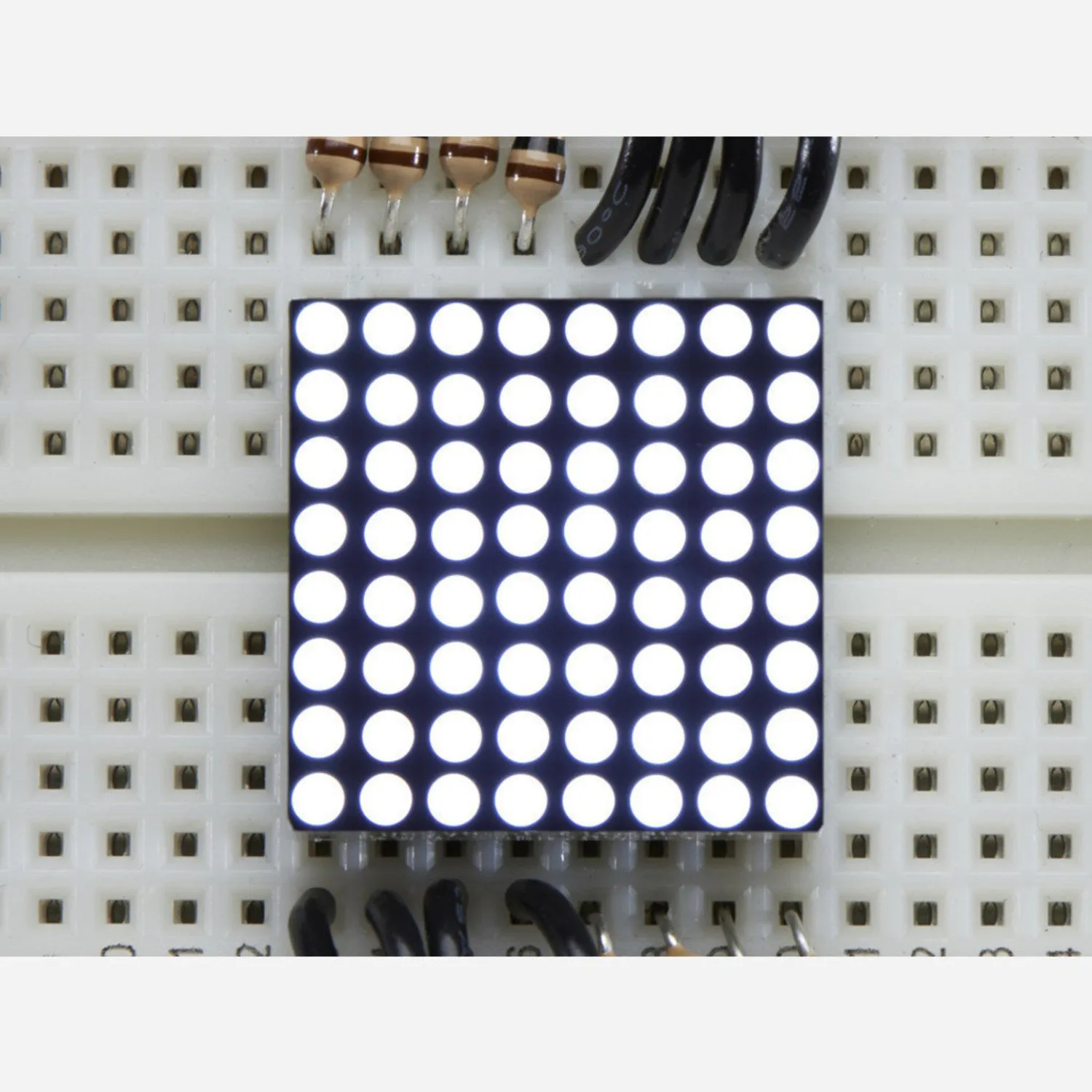 Photo of Miniature Ultra-Bright 8x8 White LED Matrix