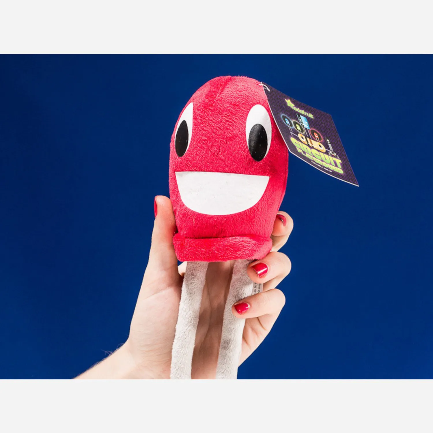 Photo of Ruby the Red LED - Circuit Playground Plushie