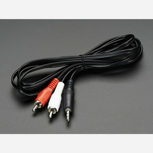 3.5mm Stereo to RCA (Composite Audio) Cable 6 feet