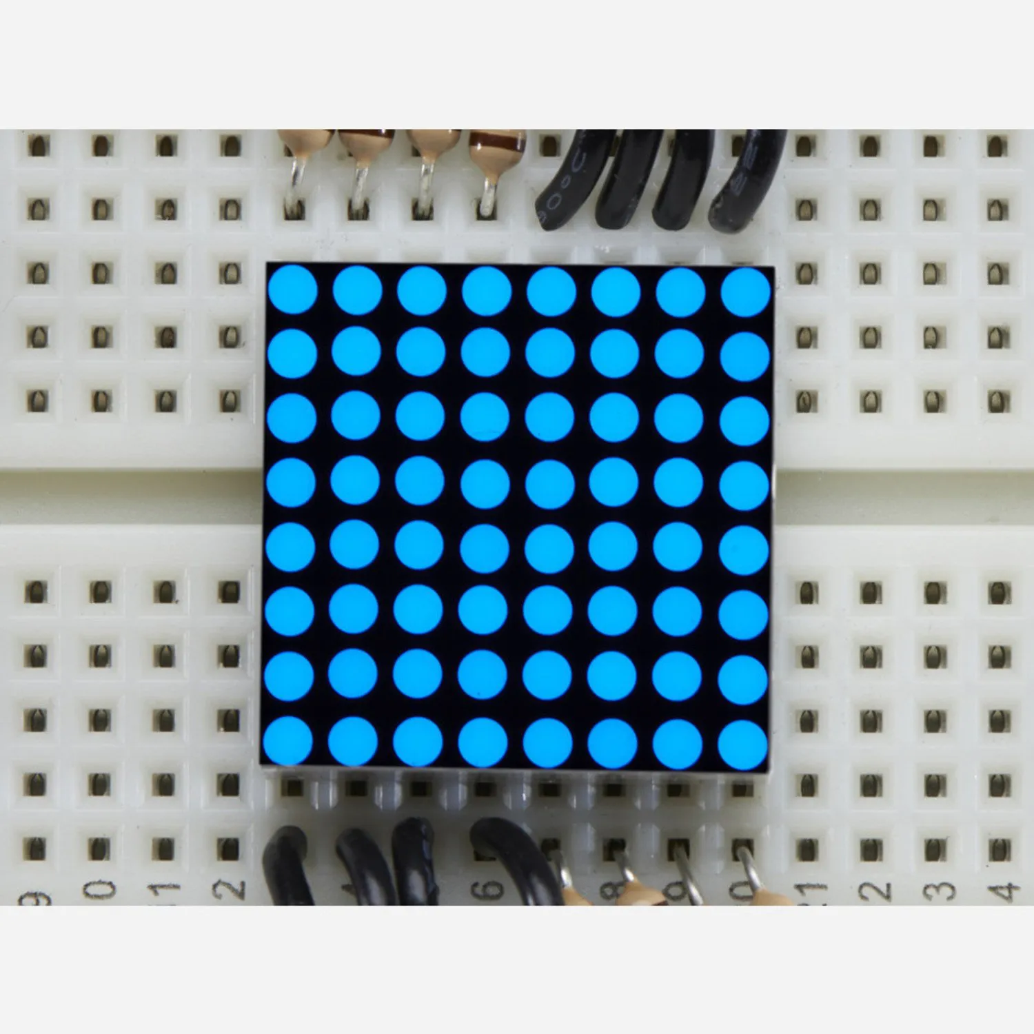 Photo of Miniature 8x8 Blue LED Matrix
