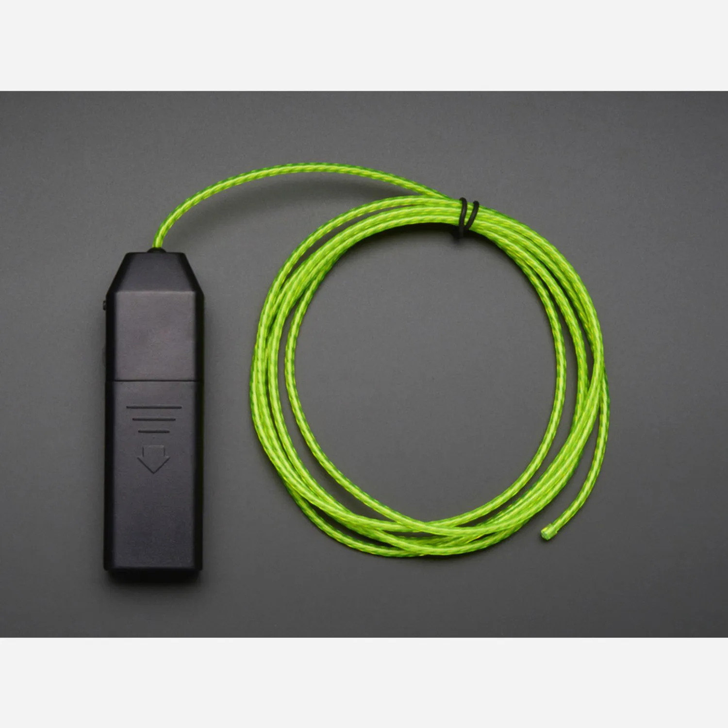 Photo of EL Flowing Effect Wire with Inverter - Green 2.0 meter (6.5 ft)