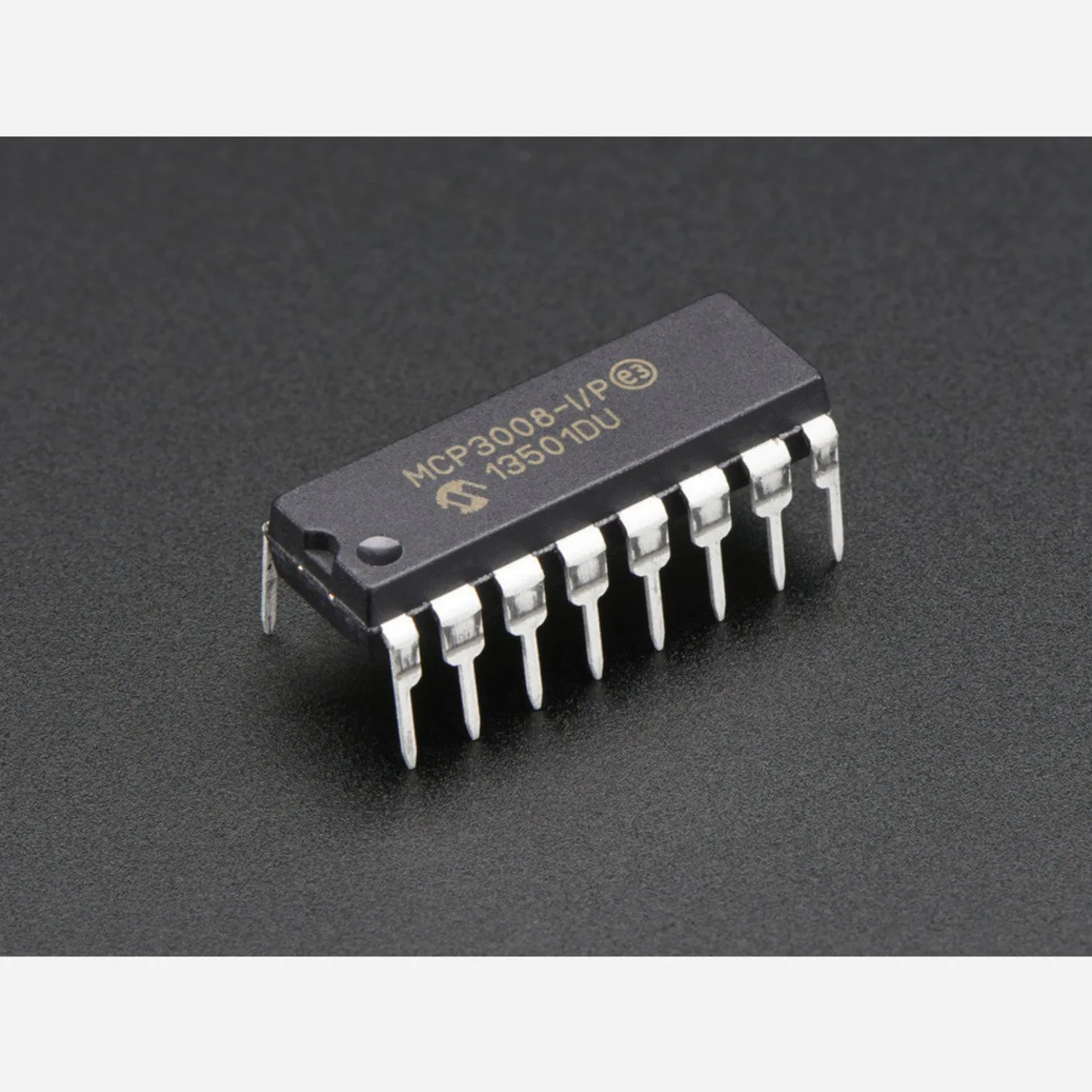 Photo of MCP3008 - 8-Channel 10-Bit ADC With SPI Interface