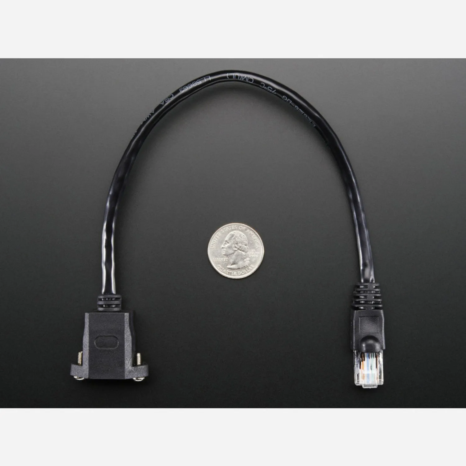 Photo of Panel Mount Ethernet Extension Cable