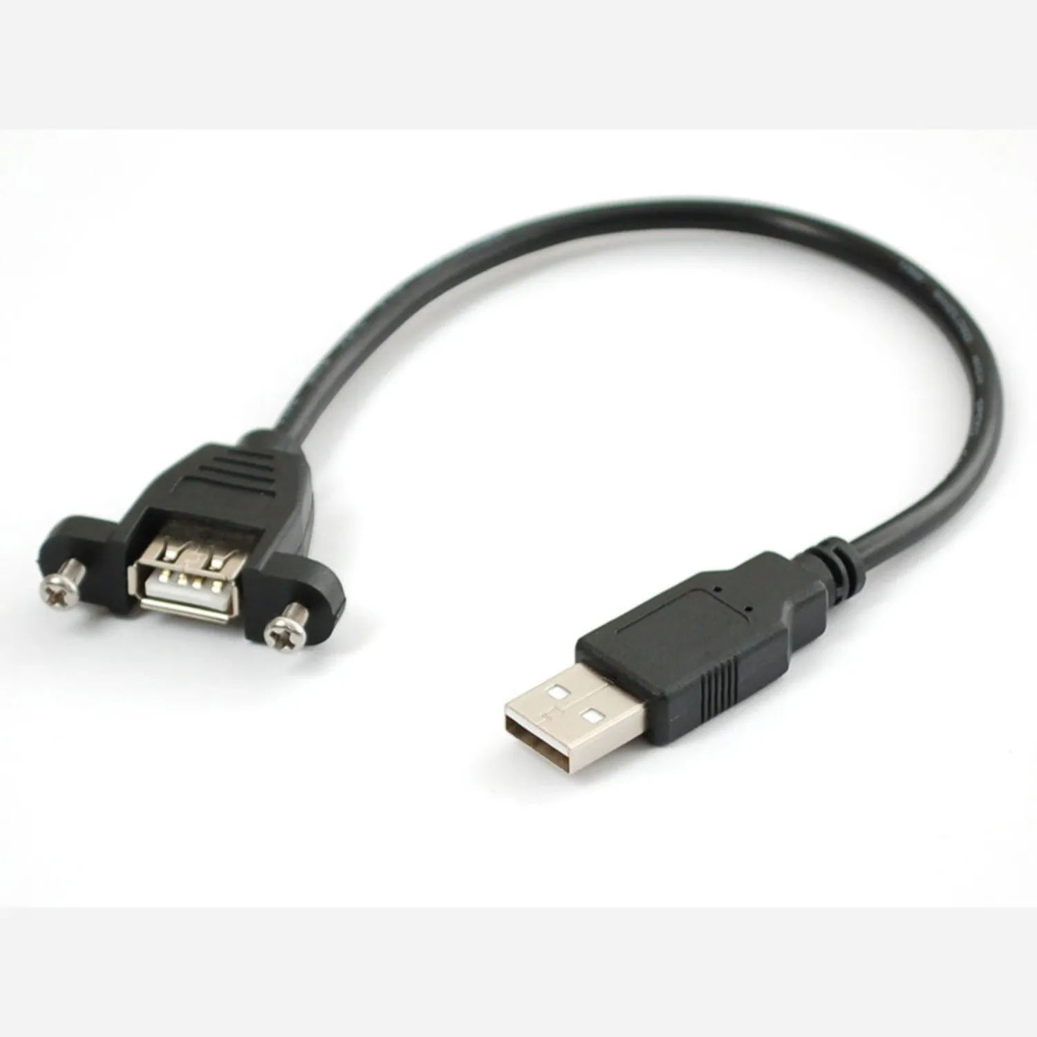 Photo of Panel Mount USB Cable - A Male to A Female