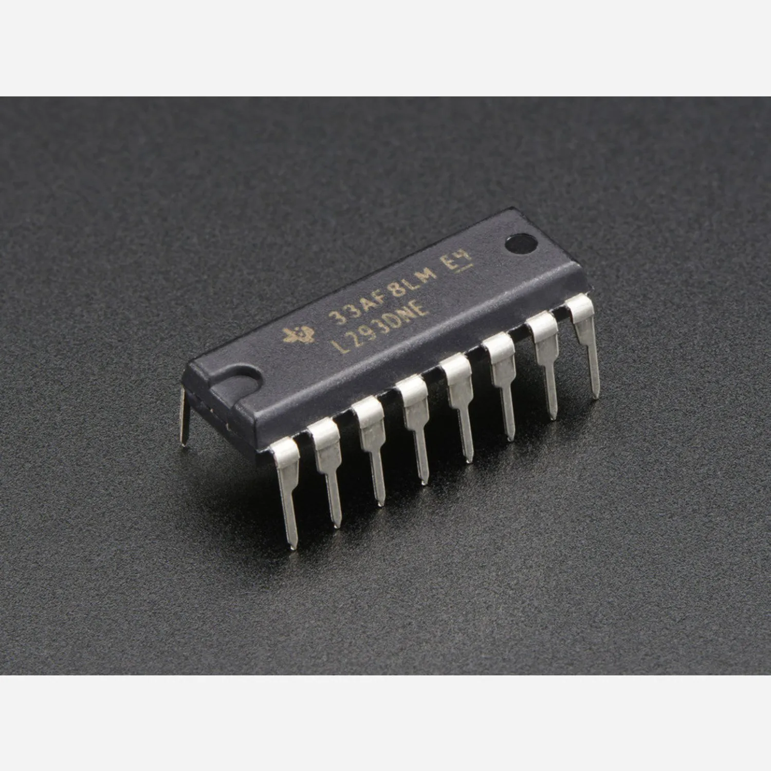 Photo of Dual H-Bridge Motor Driver for DC or Steppers - 600mA - L293D