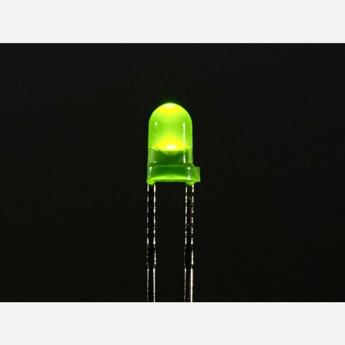Diffused Green 3mm LED (25 pack)