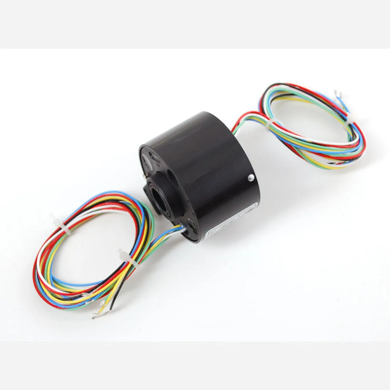 Photo of Toroid Slip Ring - 2.1 OD 1/2 ID, 6 wires, max 240V @ 5A