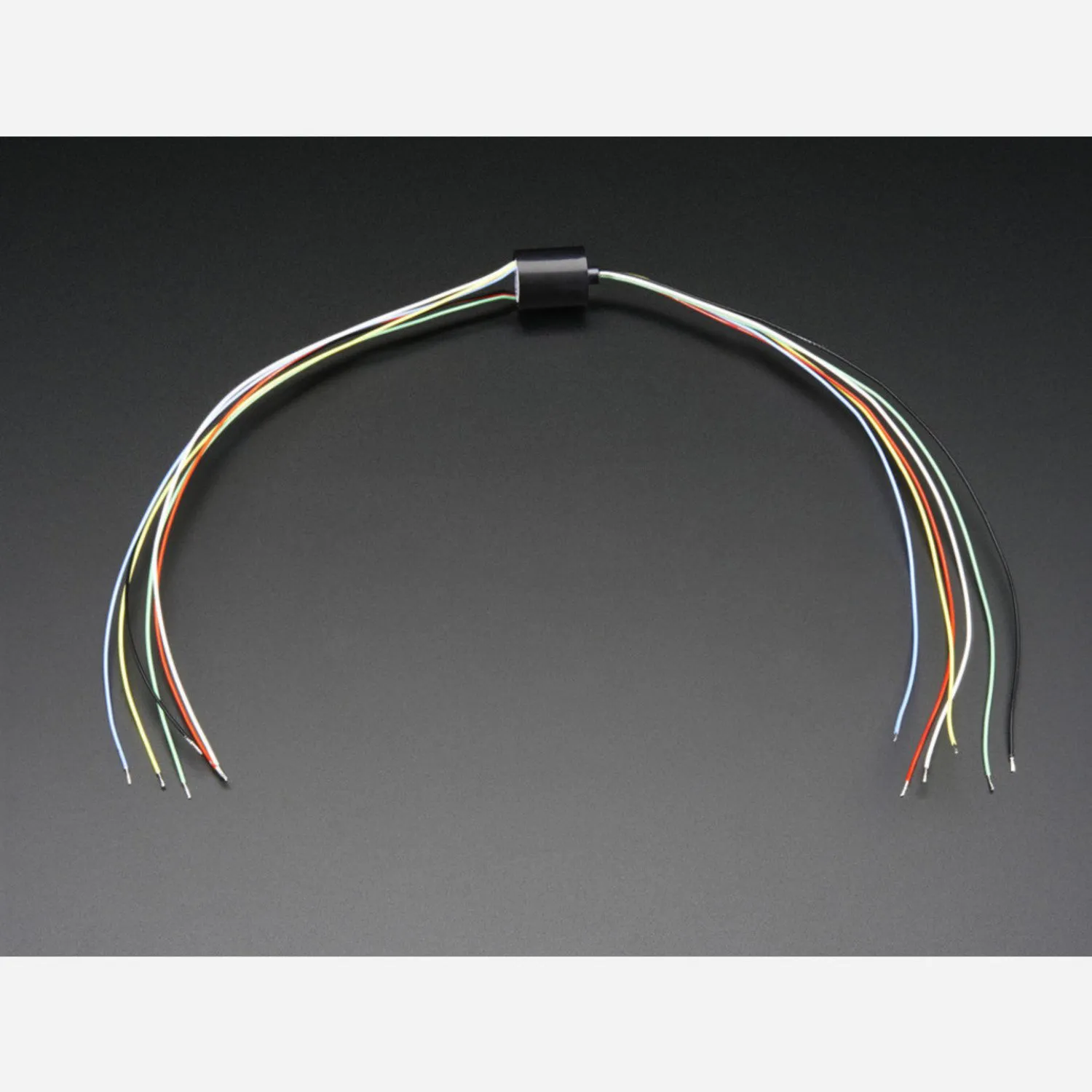 Photo of Miniature Slip Ring - 12mm diameter, 6 wires, max 240V @ 2A