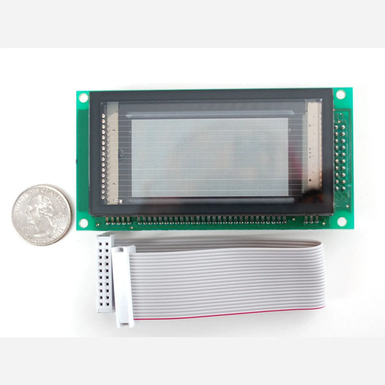 Photo of 128x64 Graphic VFD (Vacuum Fluorescent Display) - SPI interface