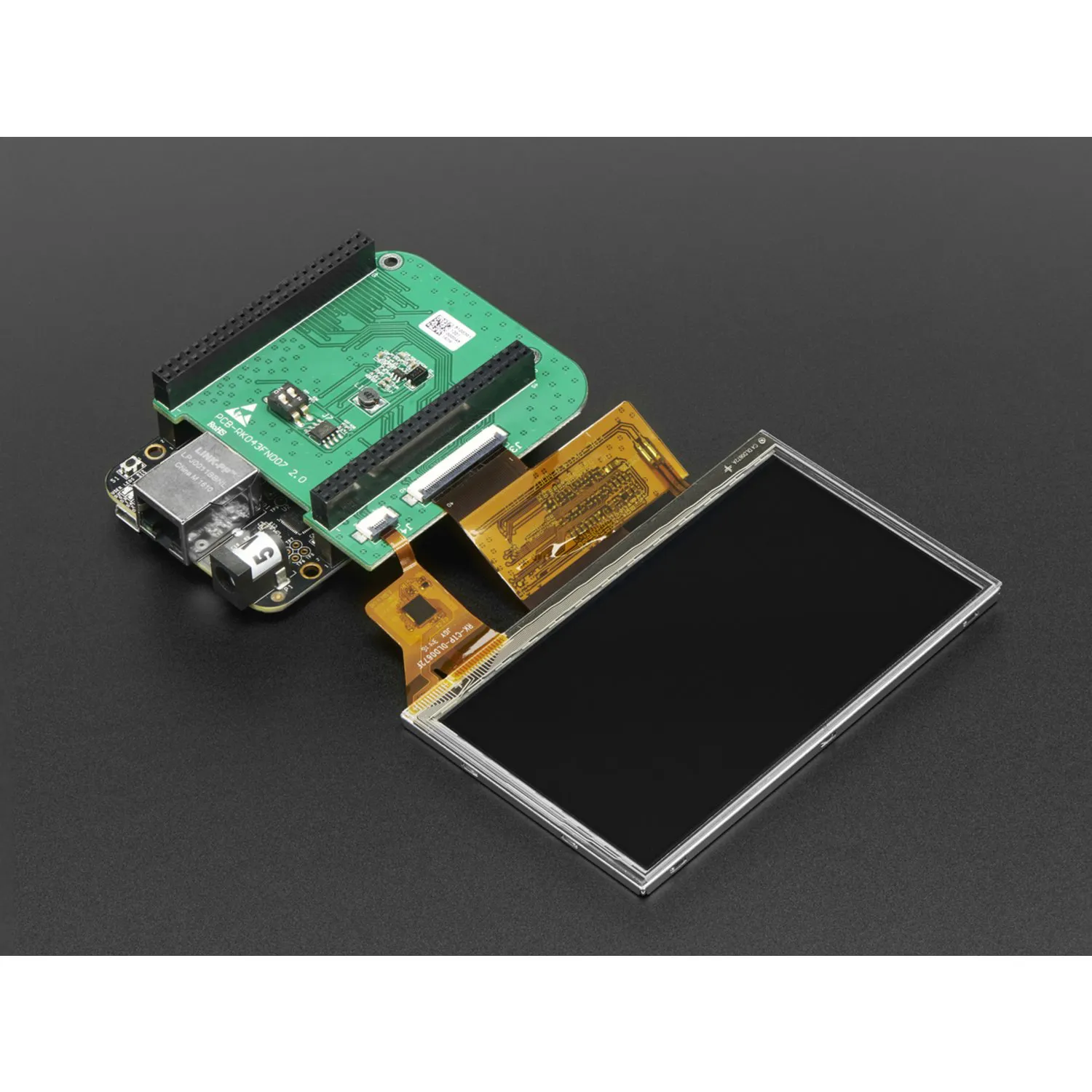 Photo of 4.3 LCD Capacitive Touchscreen Display Cape for BeagleBone