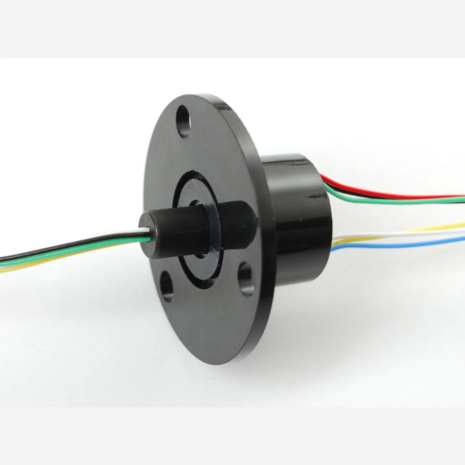 Photo of Slip Ring with Flange - 22mm diameter, 6 wires, max 240V @ 2A