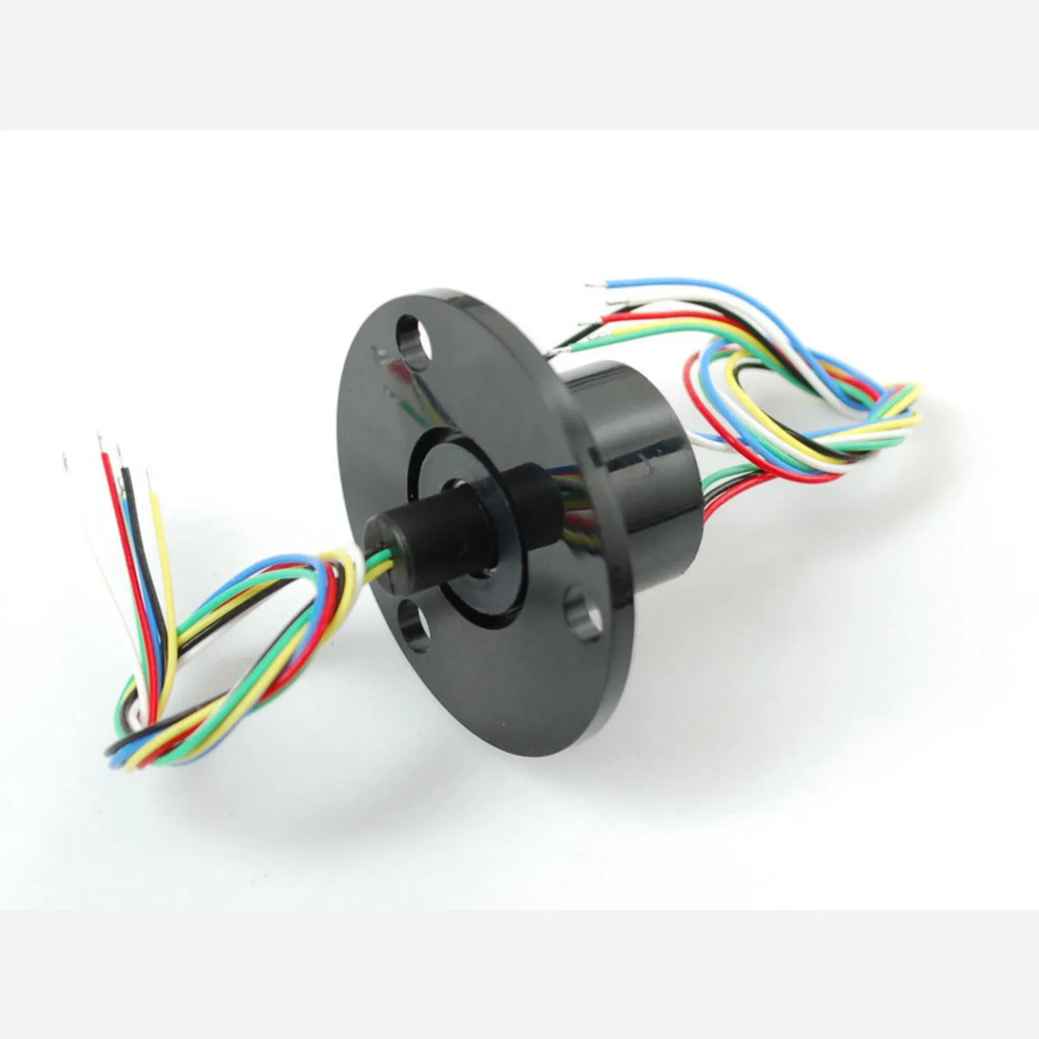 Photo of Slip Ring with Flange - 22mm diameter, 6 wires, max 240V @ 2A