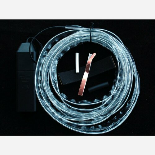 EL wire welted piping starter pack - Aqua - 5 meters