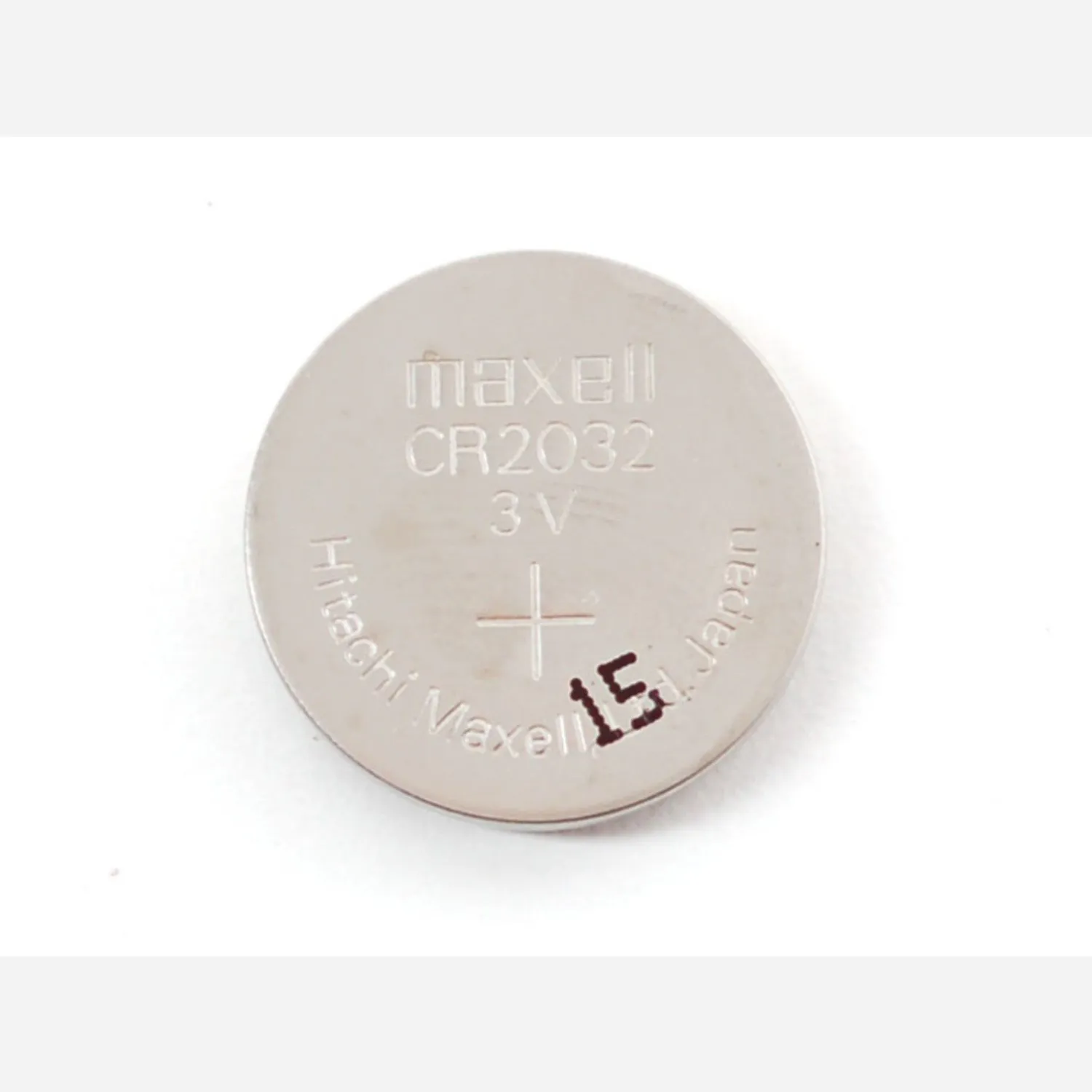 Photo of CR2032 Lithium Coin Cell Battery
