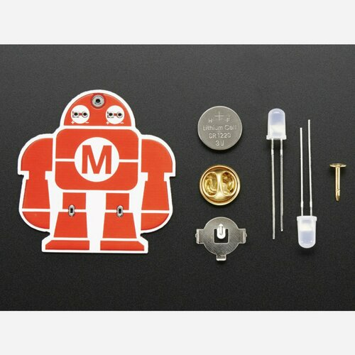 Learn to solder PCB badge kit by MAKE Magazine - MakerSHED