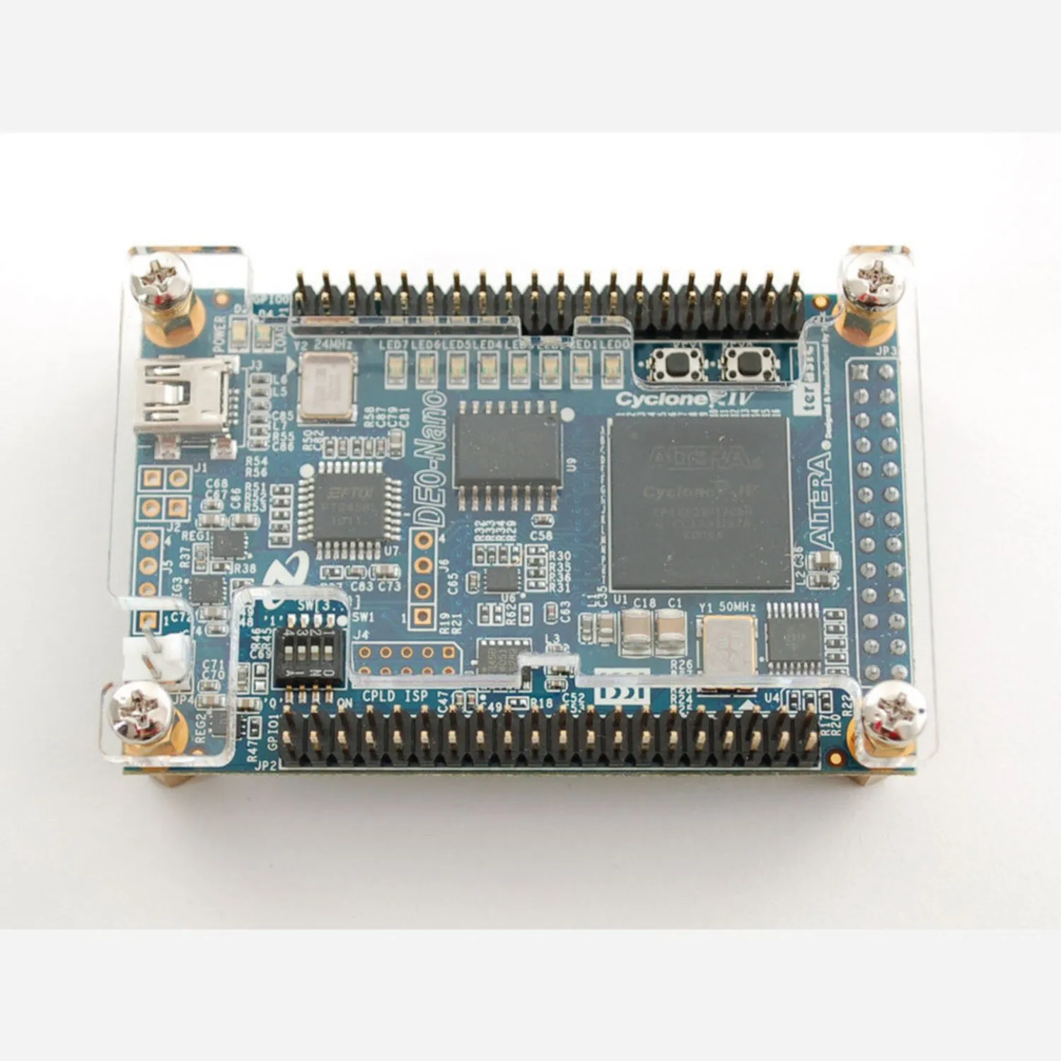 Photo of DE0-Nano - Altera Cyclone IV FPGA starter board
