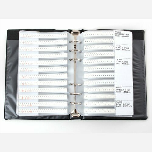 SMT 0603 Resistor and Capacitor Book - 3725 pieces