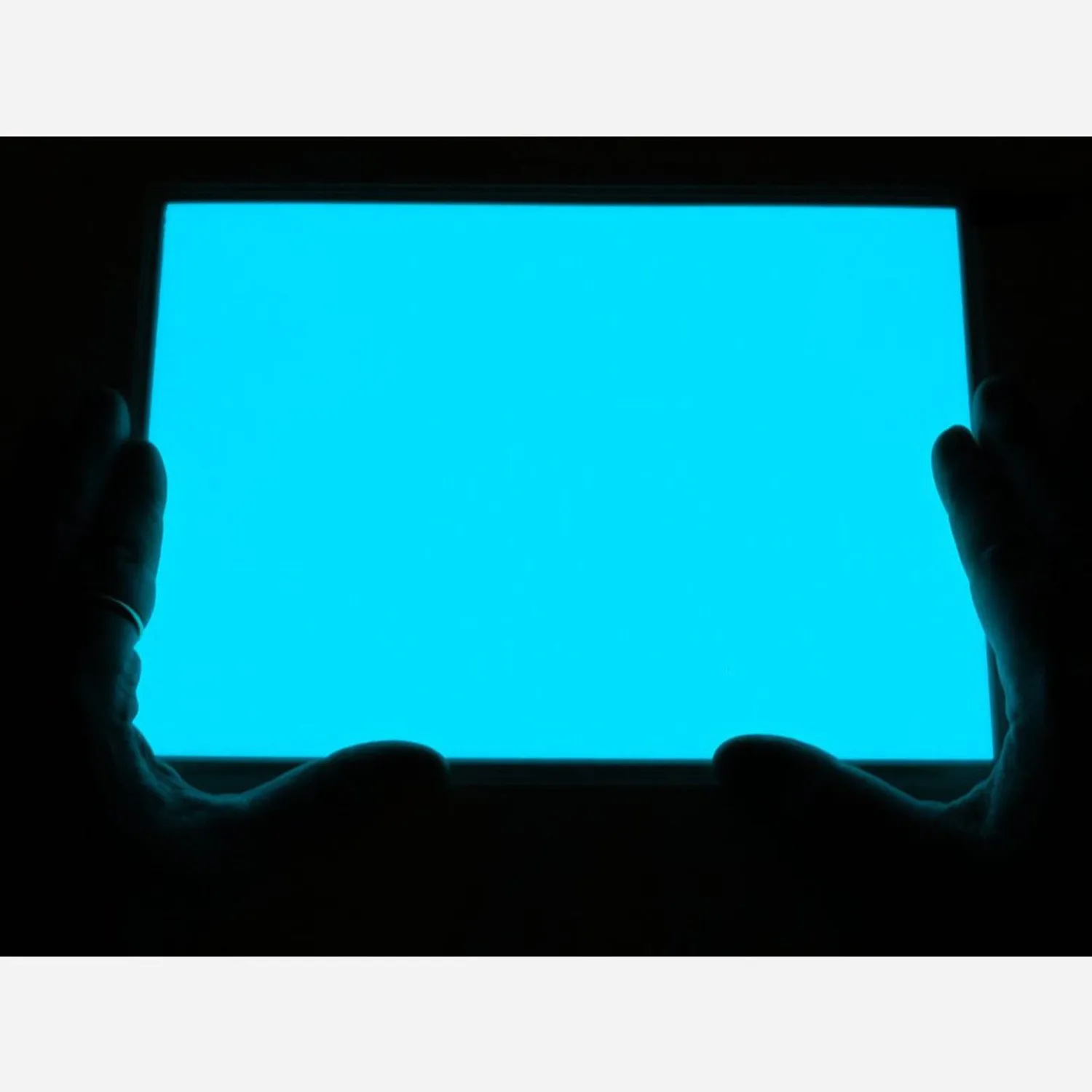 Photo of Electroluminescent (EL) Panel - 20cm x 15cm Aqua