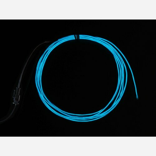 High Brightness Blue Electroluminescent (EL) Wire - 2.5 meters [High brightness, long life]