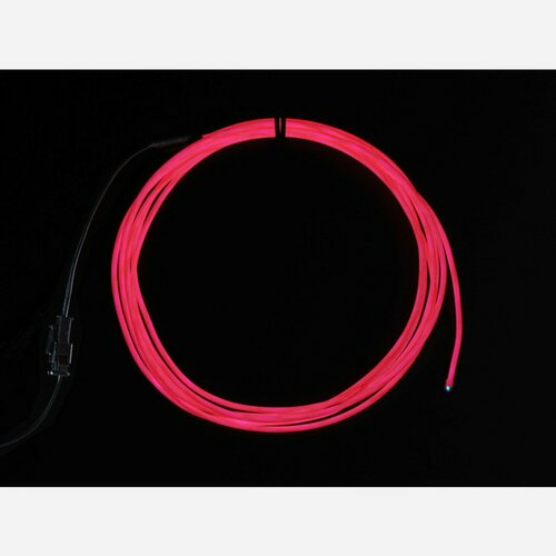 High Brightness Pink Electroluminescent (EL) Wire - 2.5 meters [High brightness, long life]