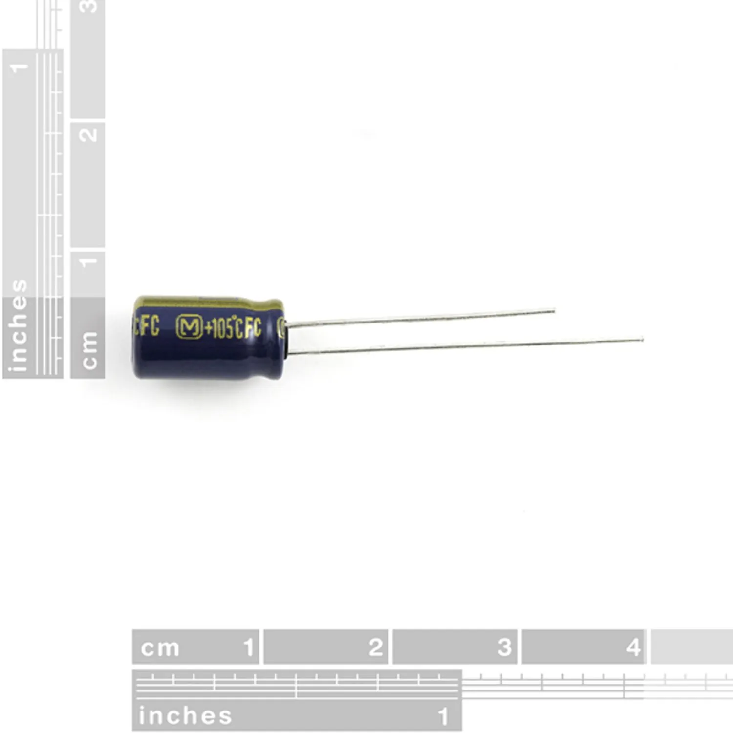 Photo of Electrolytic Decoupling Capacitors - 100uF/25V