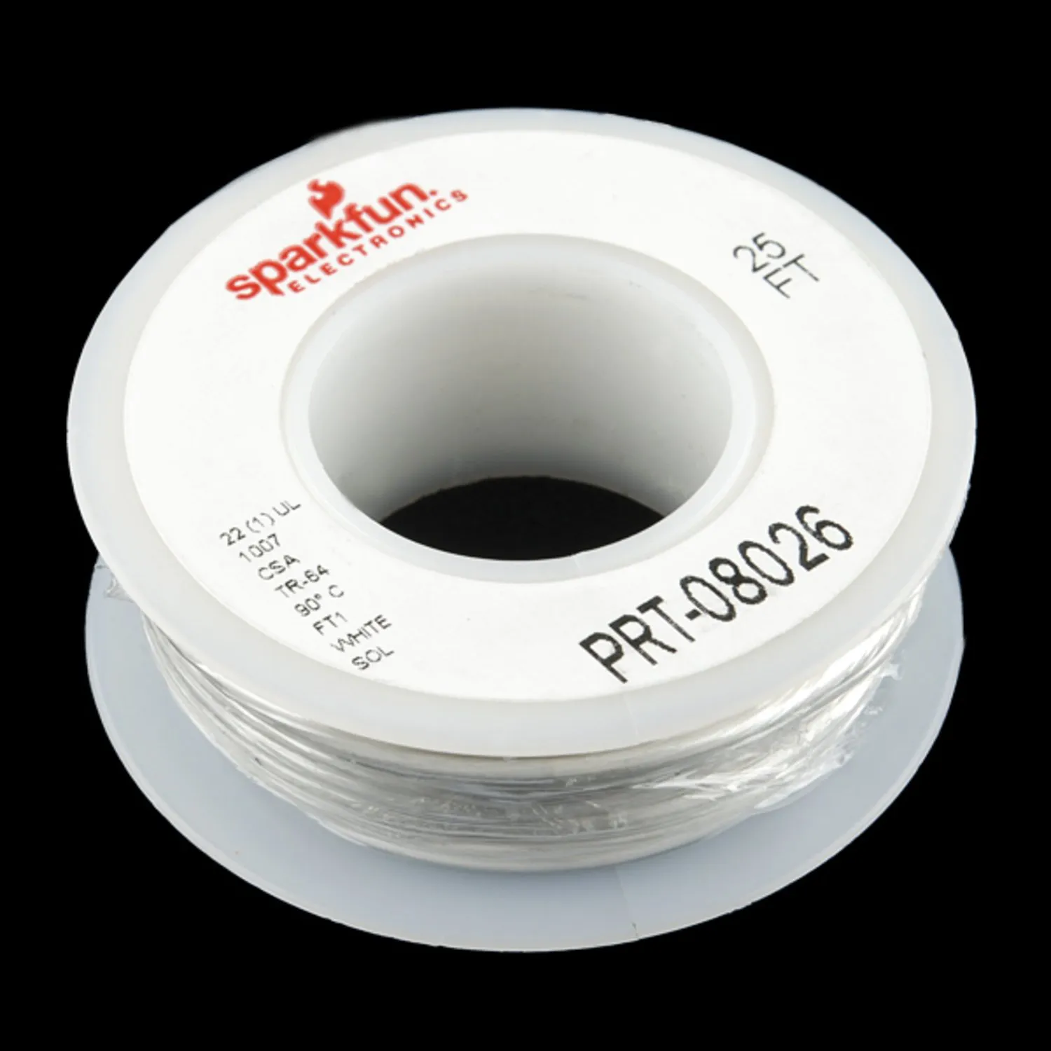 Photo of Hook-up Wire - White (22 AWG)