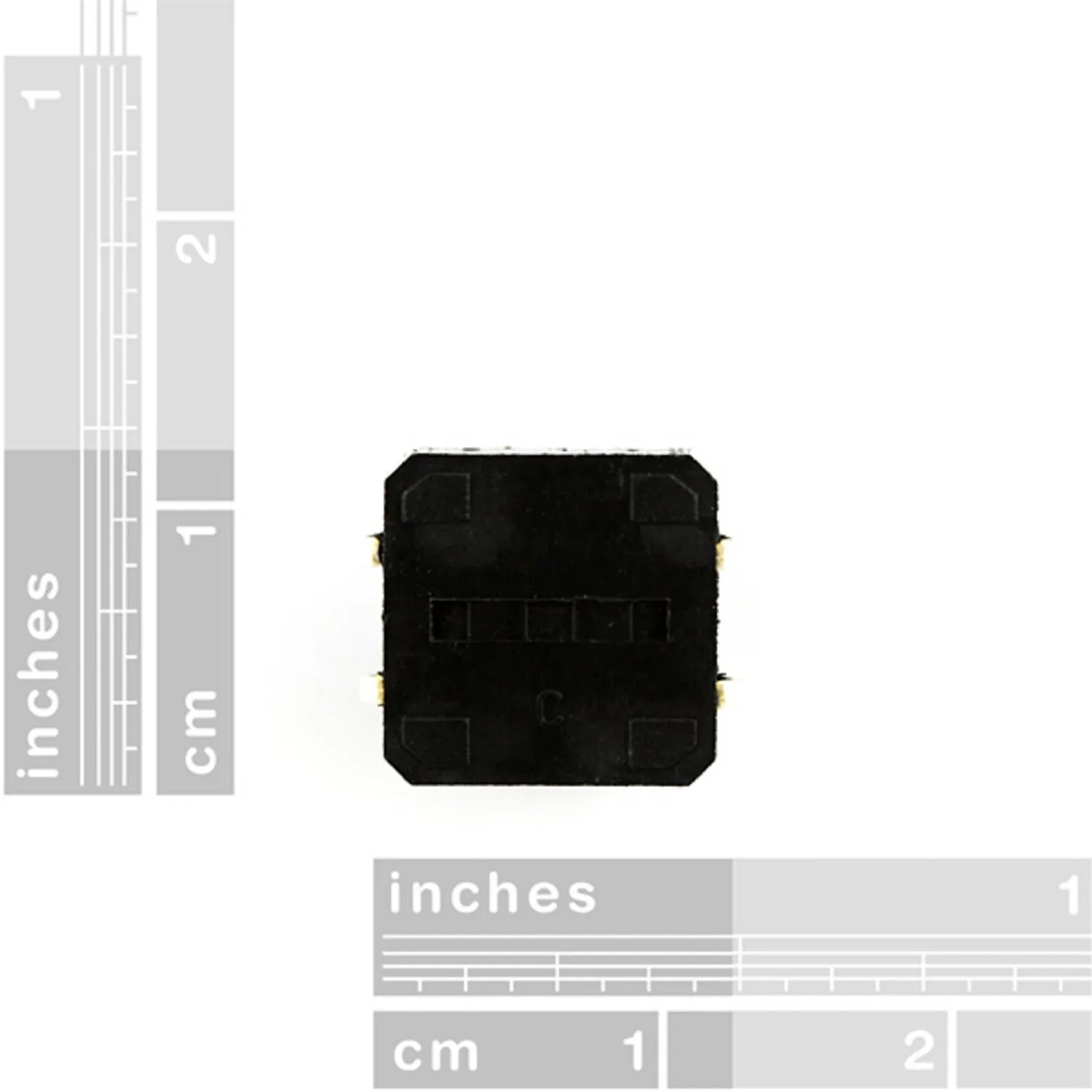 Photo of Momentary Pushbutton Switch - 12mm Square