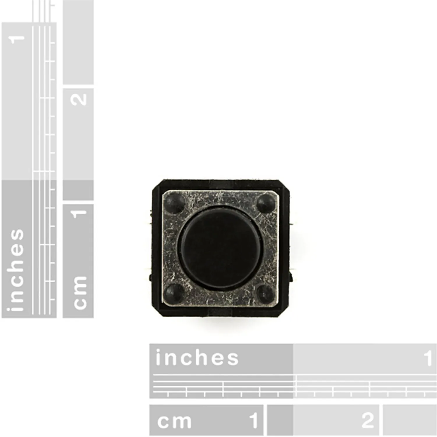 Photo of Momentary Pushbutton Switch - 12mm Square