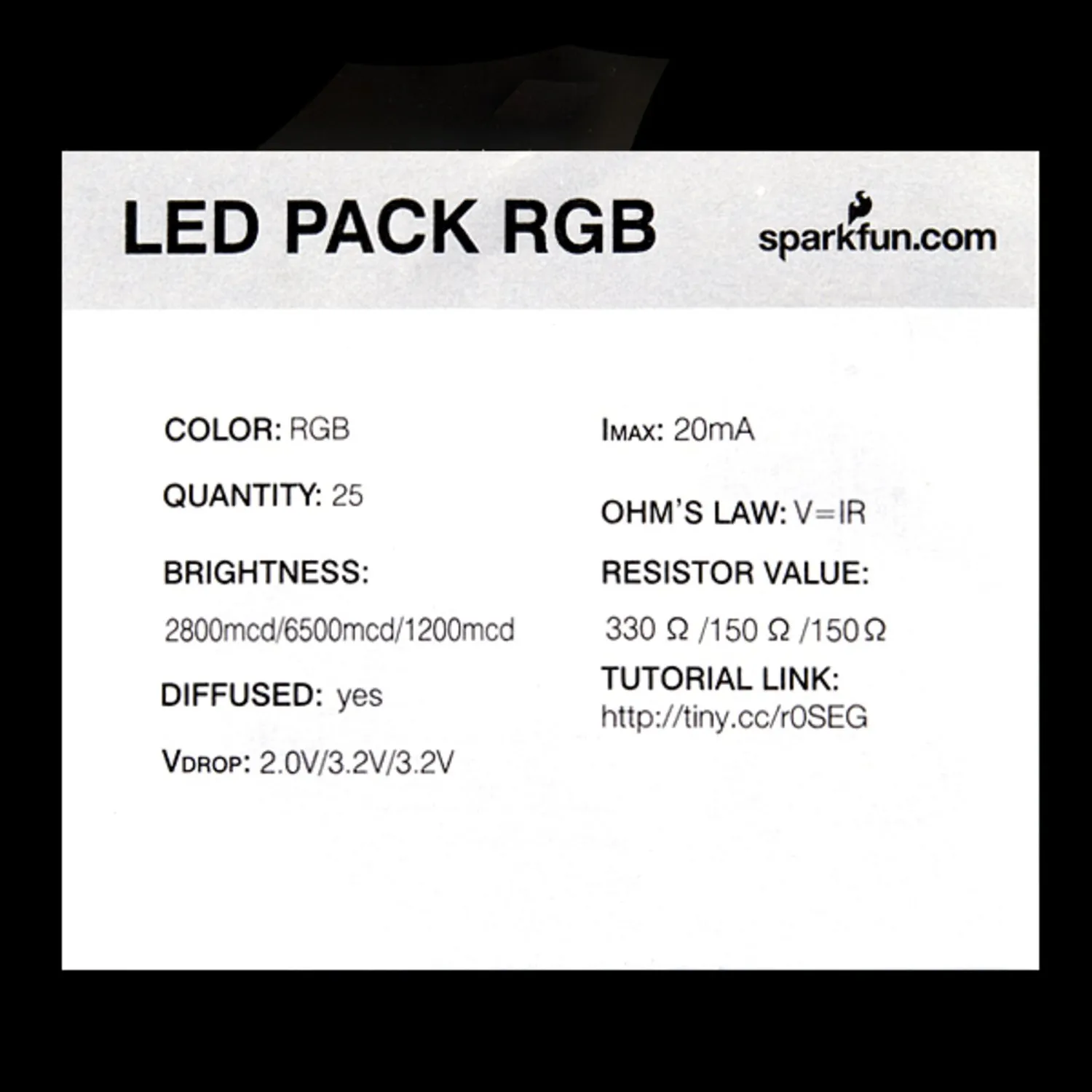 Photo of LED - RGB Diffused Common Cathode (25 pack)