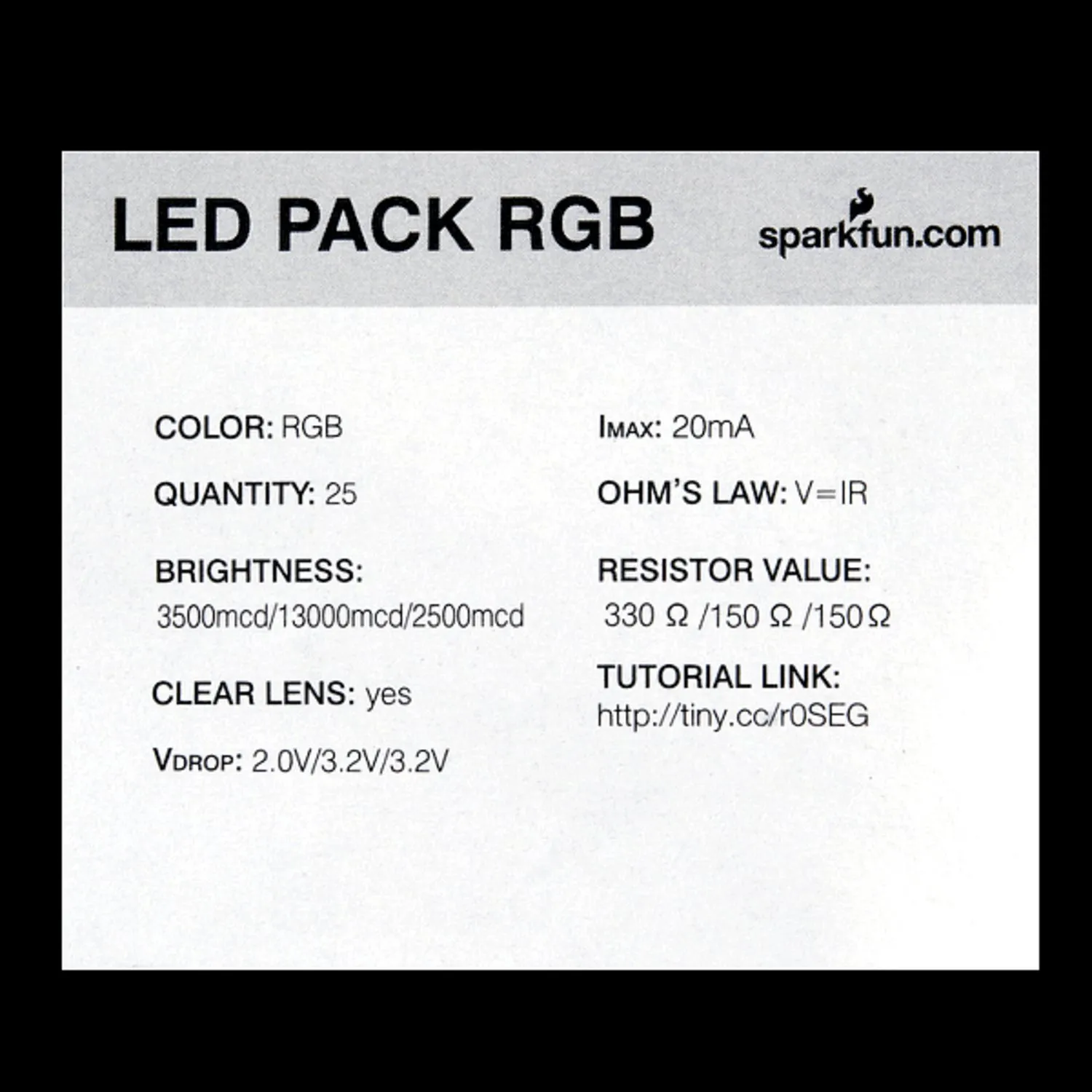 Photo of LED - RGB Clear Common Cathode (25 pack)