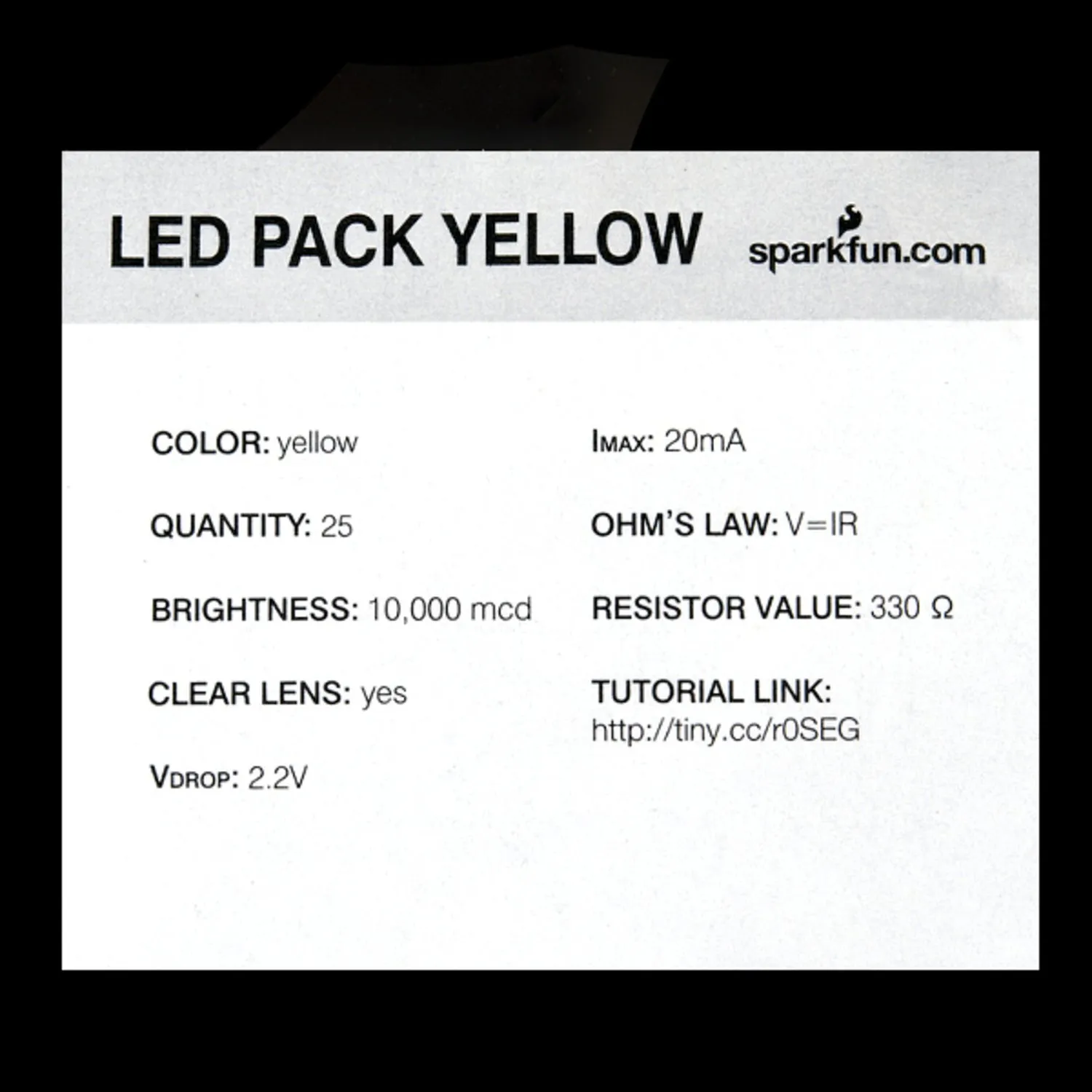 Photo of LED - Super Bright Yellow (25 pack)
