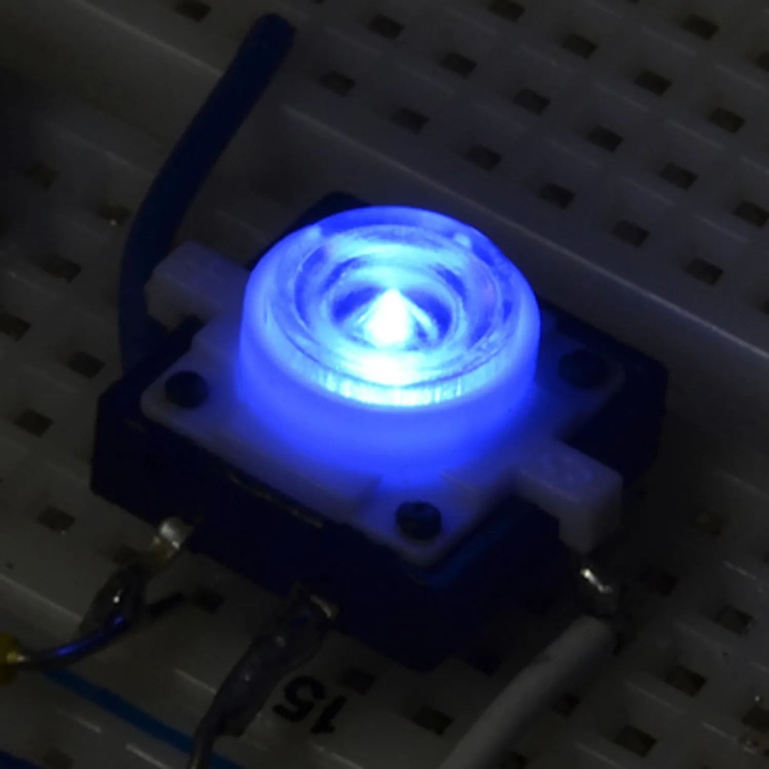 Photo of LED Tactile Button - Blue