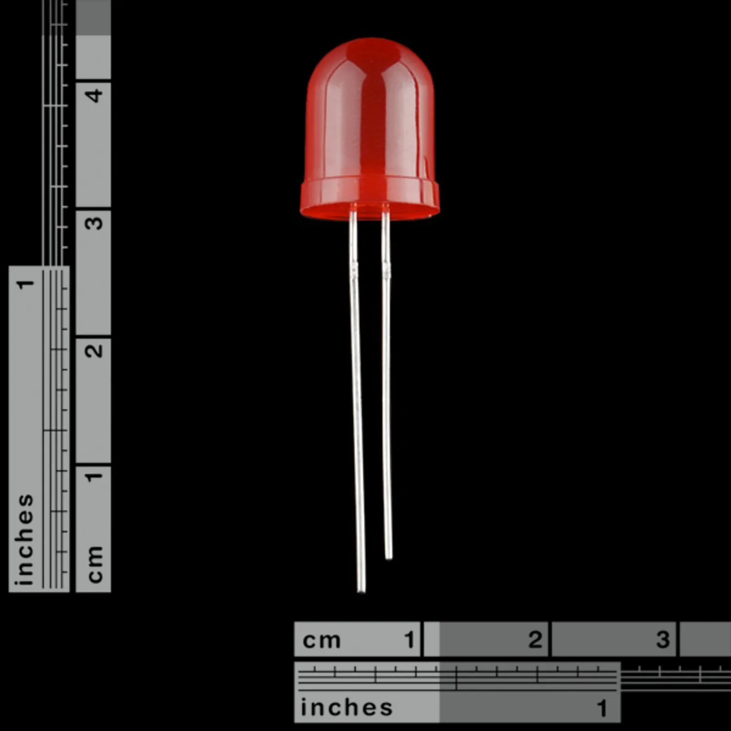 Photo of Diffused LED - Red 10mm