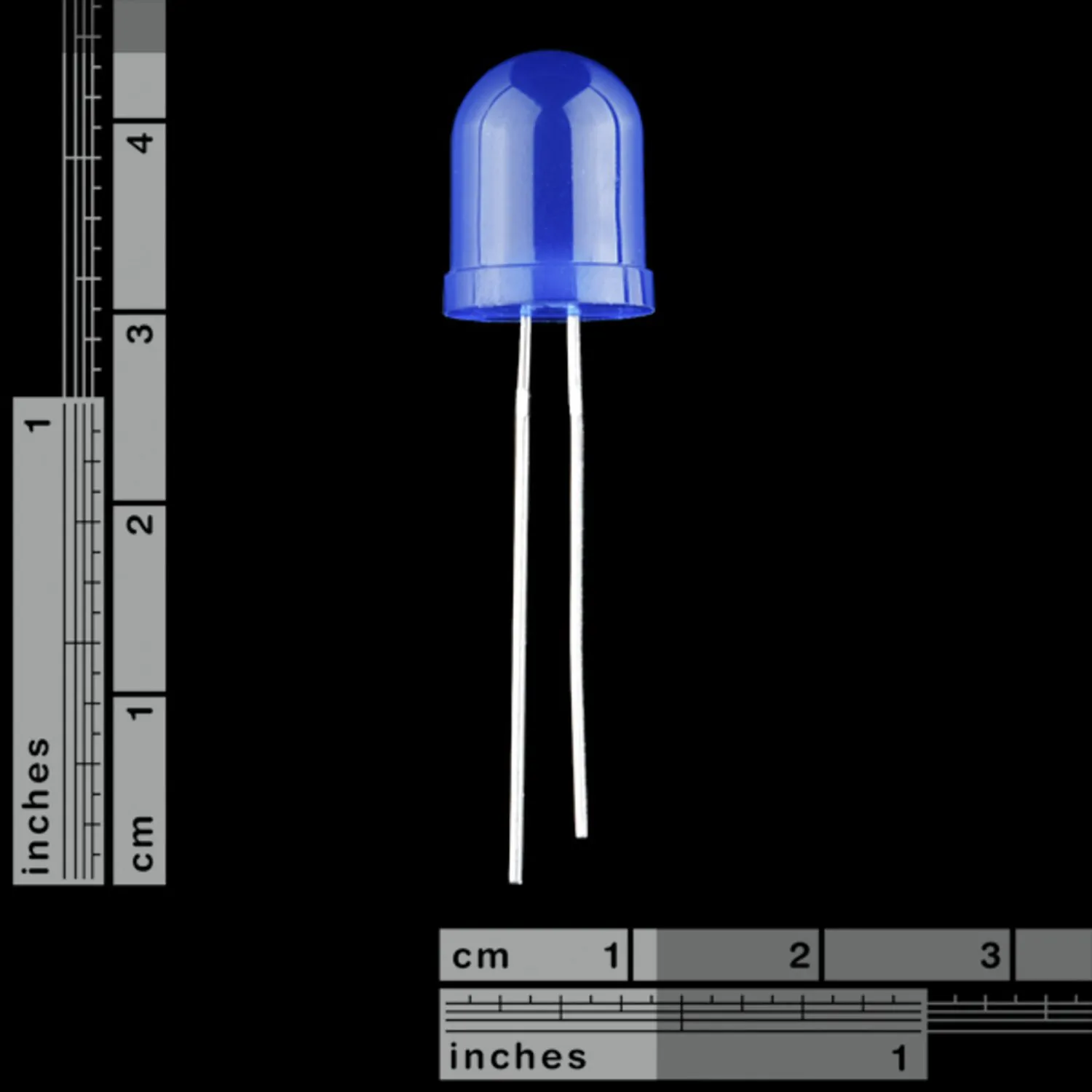 Photo of Diffused LED - Blue 10mm