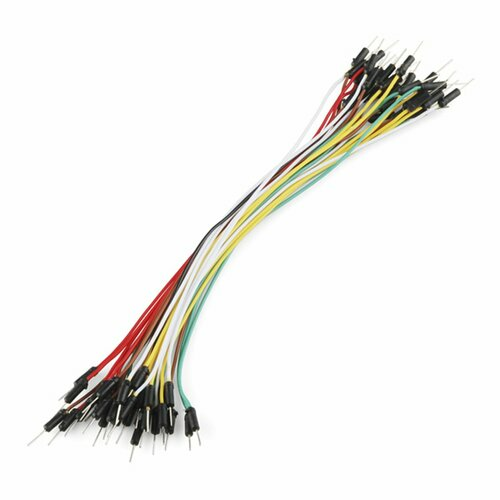 Jumper Wires Standard 7 M/M - 30 AWG (30 Pack)