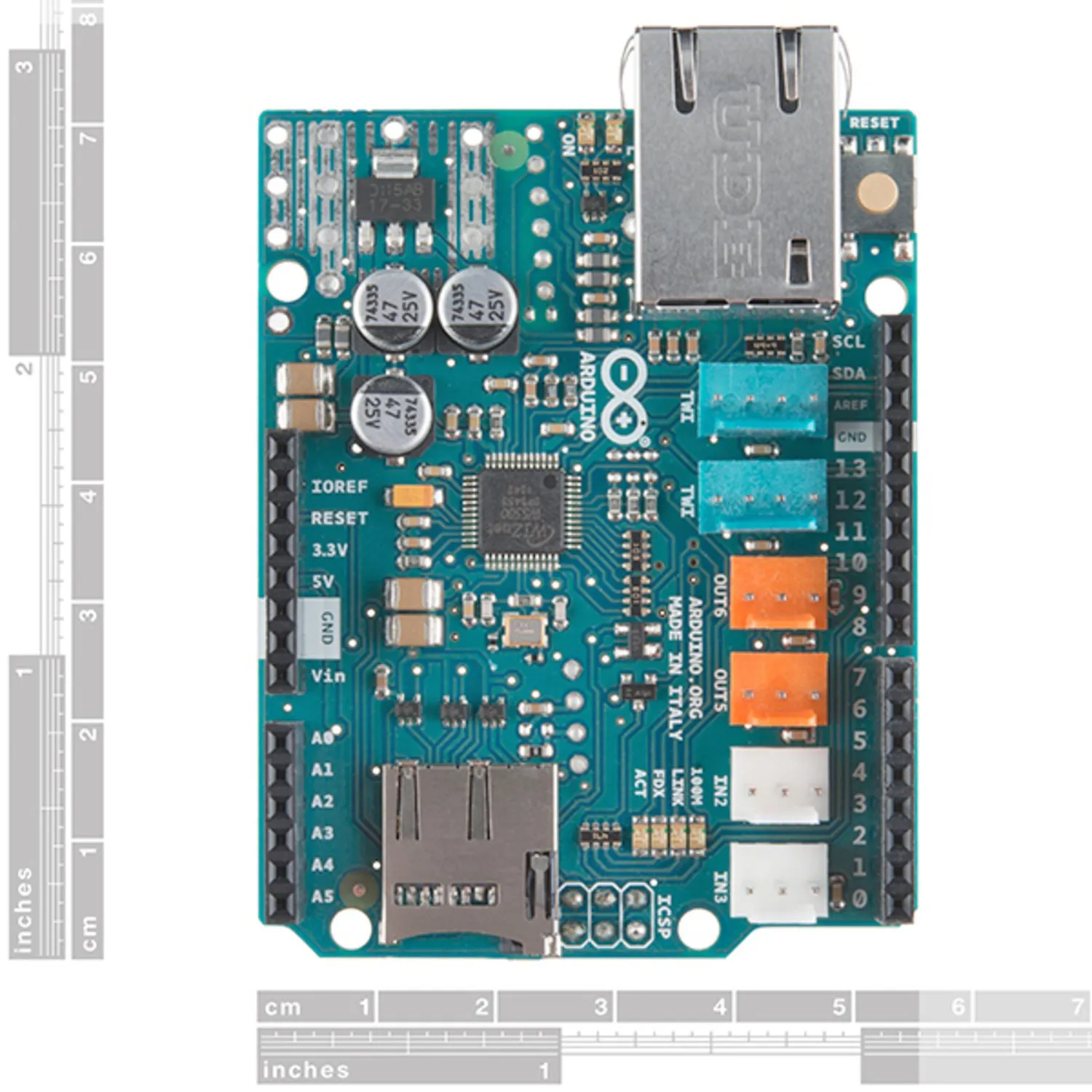 Photo of Arduino Ethernet Shield 2