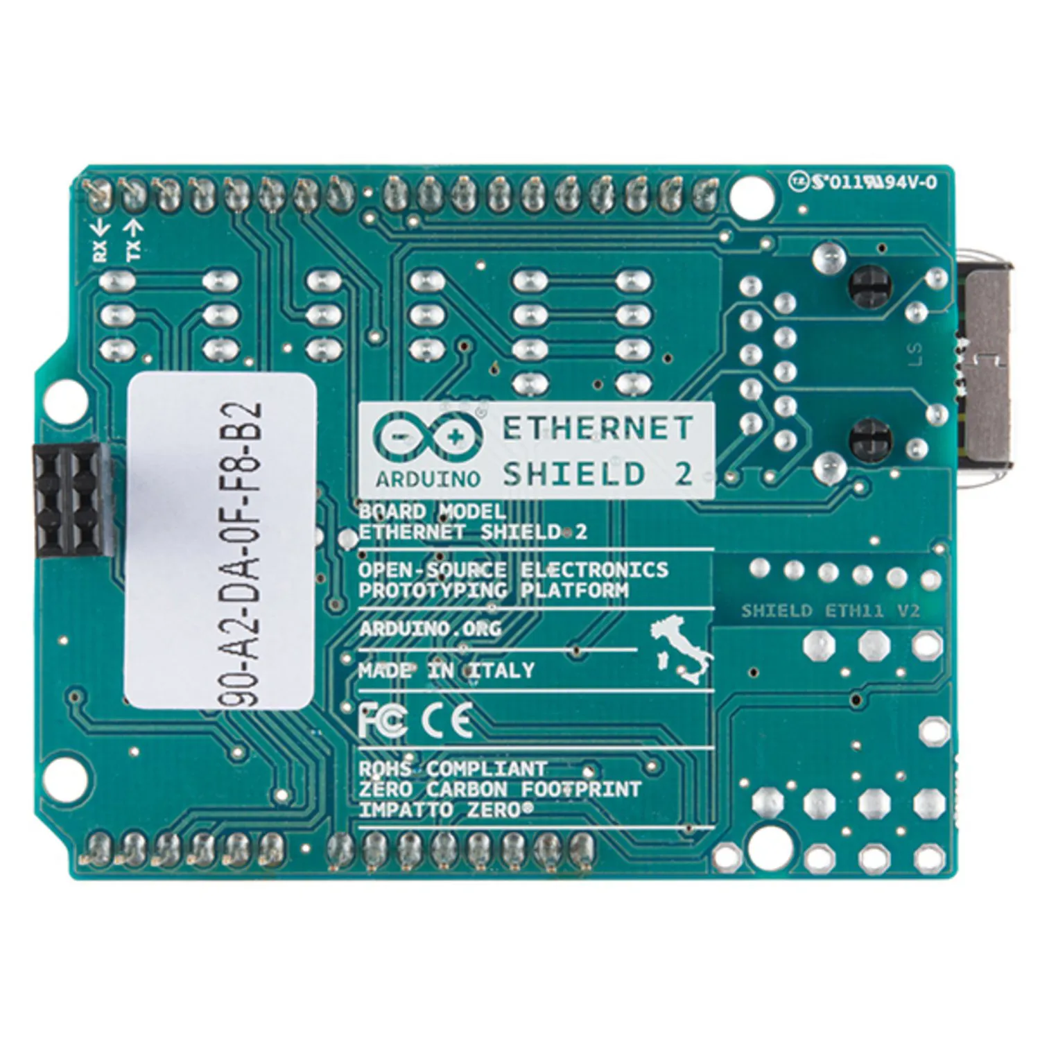 Photo of Arduino Ethernet Shield 2