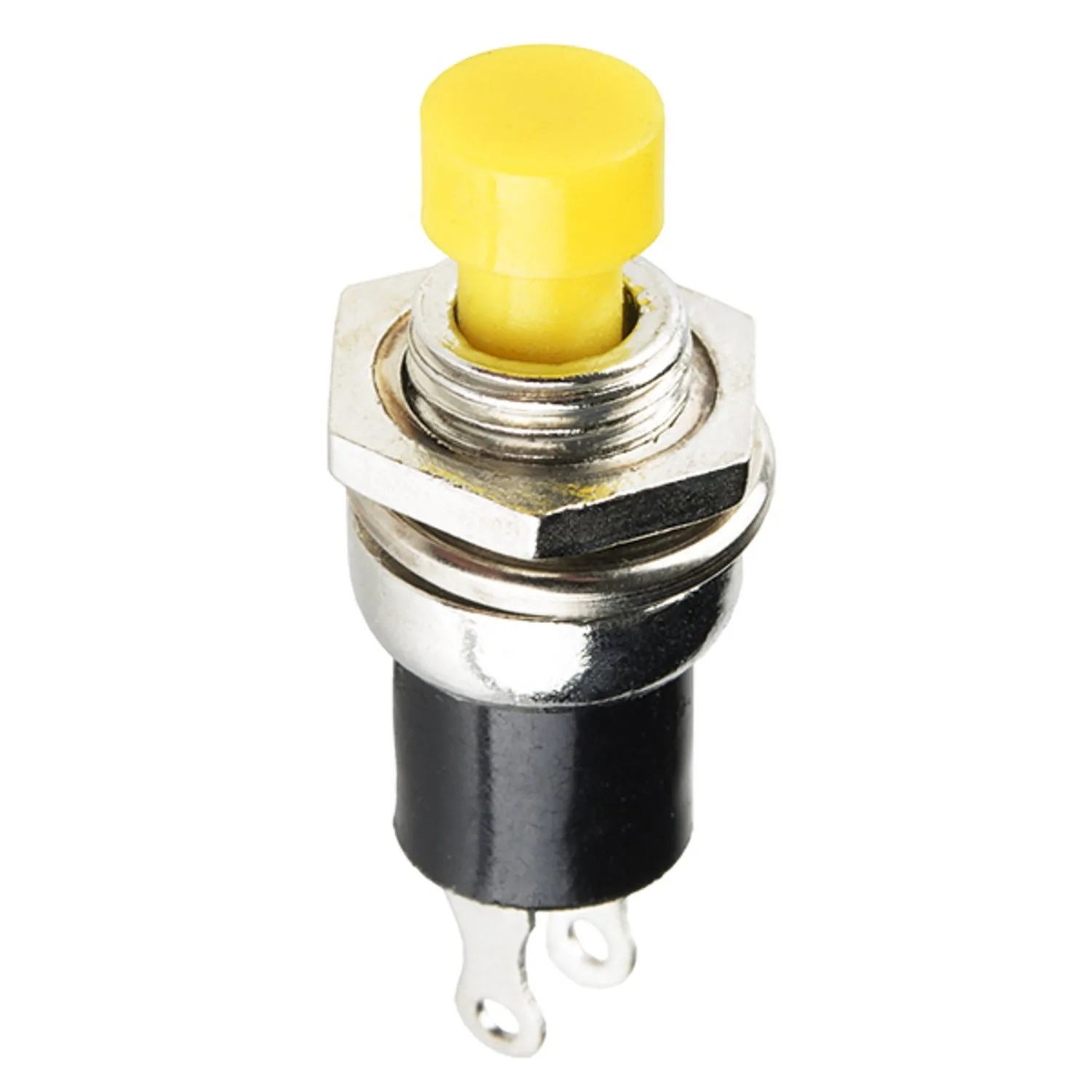 Photo of Momentary Button - Panel Mount (Yellow)
