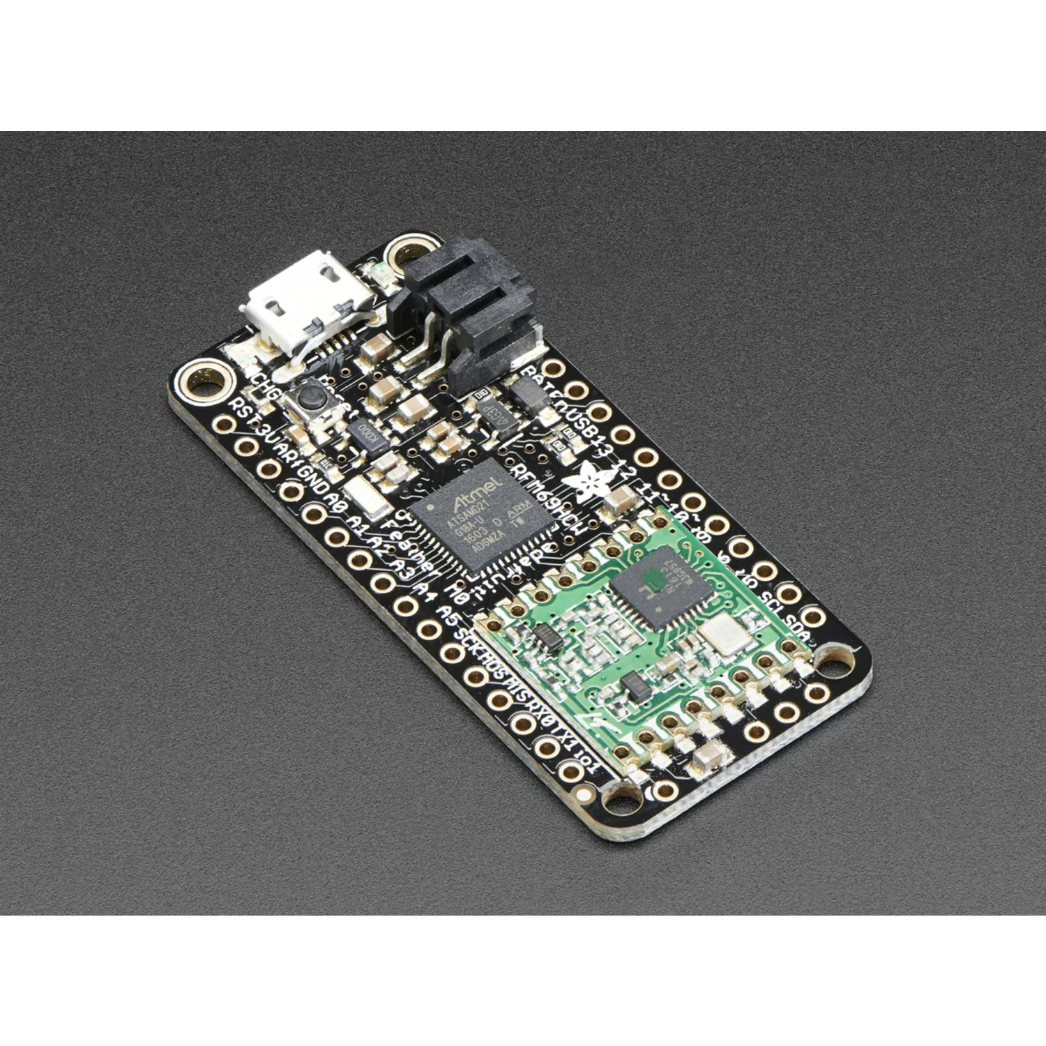 Photo of Adafruit Feather M0 RFM69HCW Packet Radio - 868 or 915 MHz