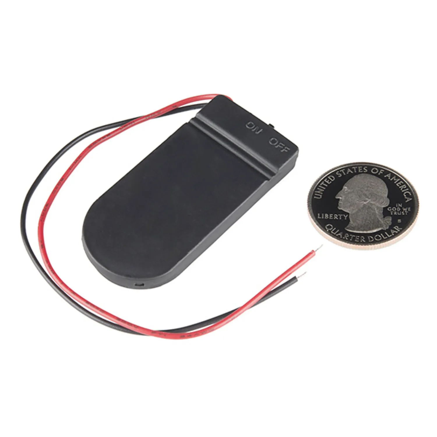 Photo of Coin Cell Battery Holder - 2xCR2032 (Enclosed)
