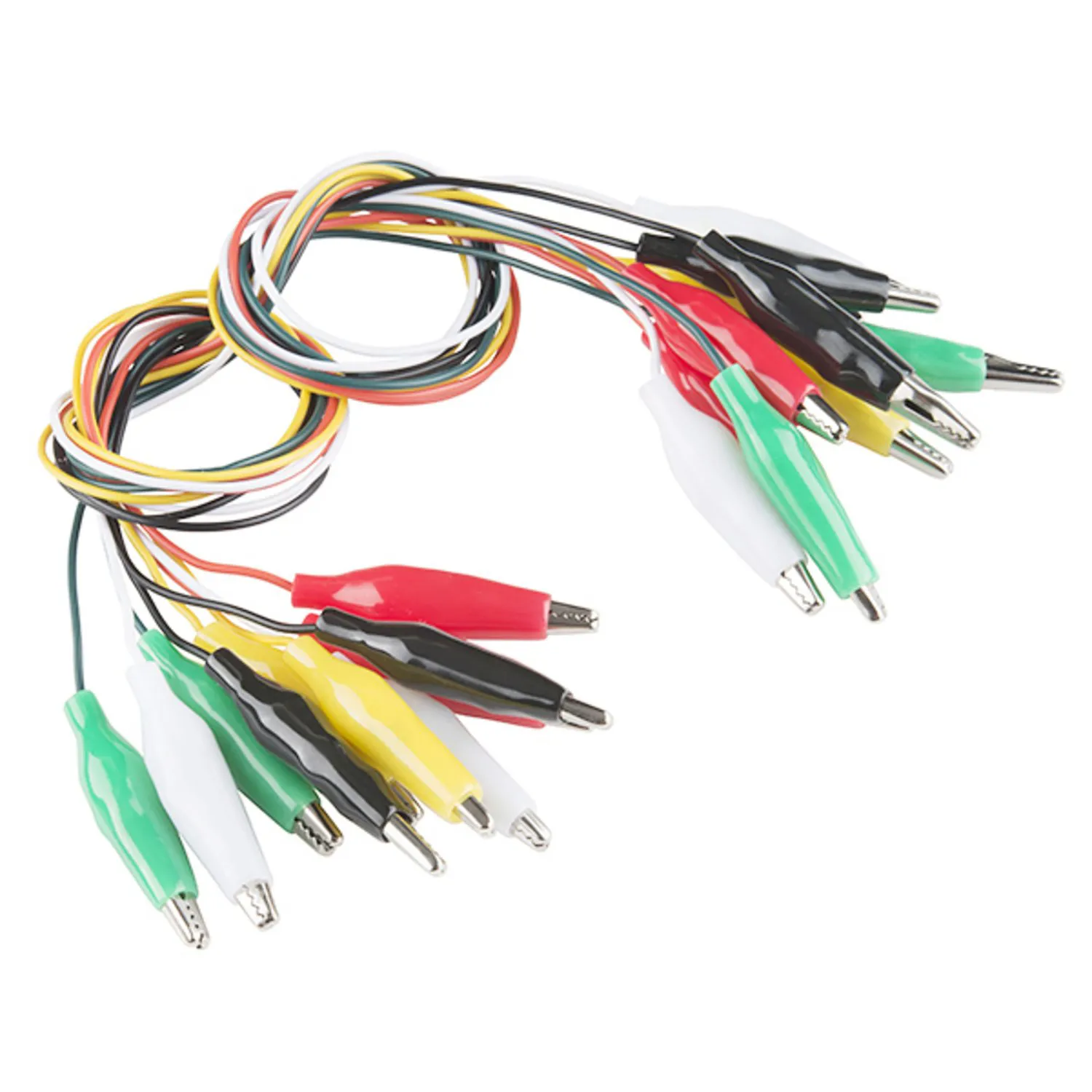 Photo of Alligator Test Leads - Multicolored (10 Pack)